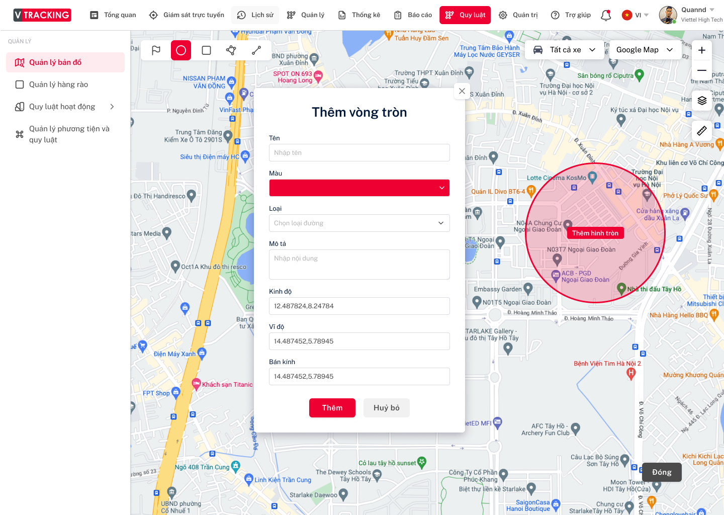 Hướng dẫn sử dụng VTracking Viettel - Hướng dẫn sử dụng