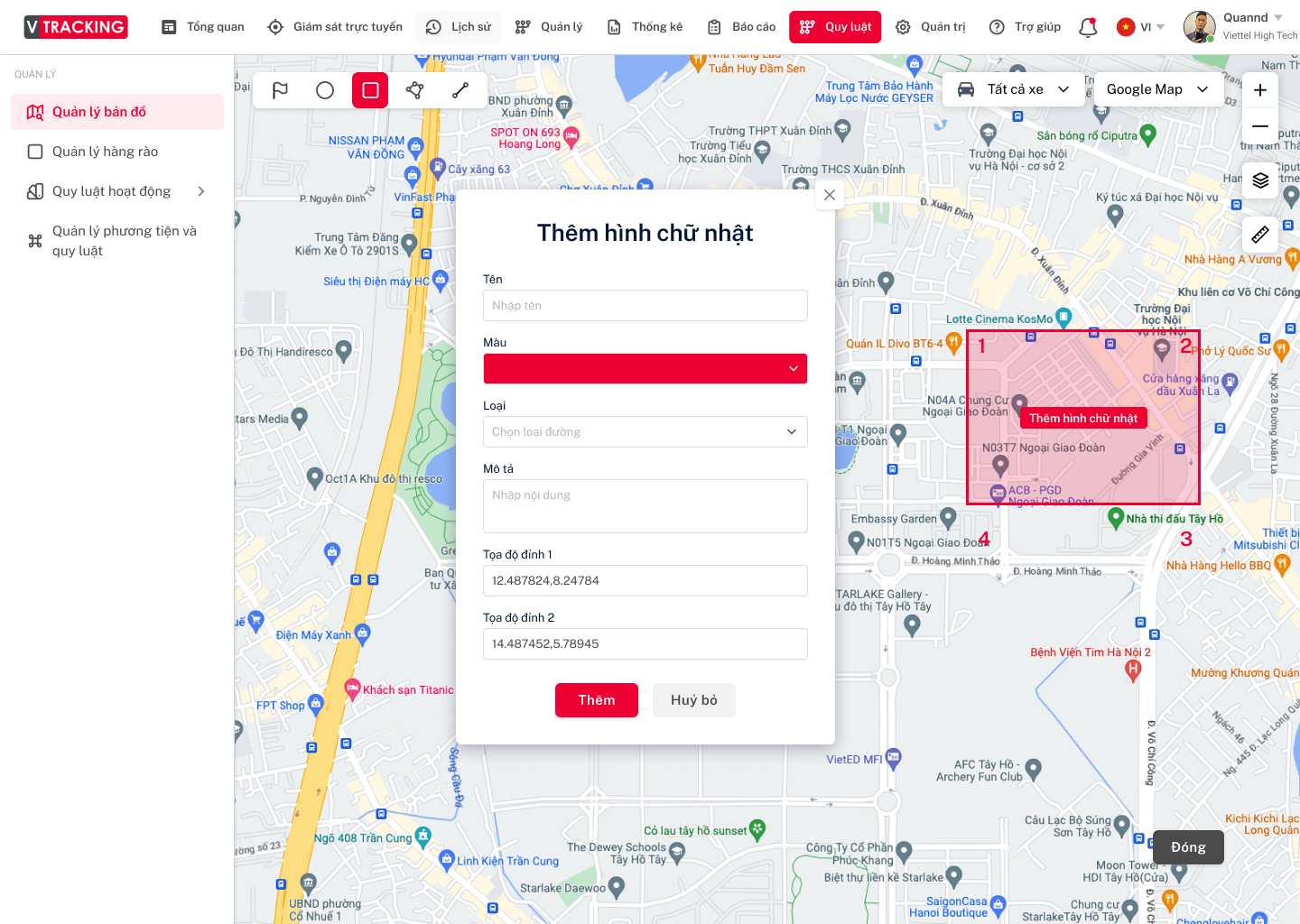 Hướng dẫn sử dụng VTracking Viettel - Hướng dẫn sử dụng