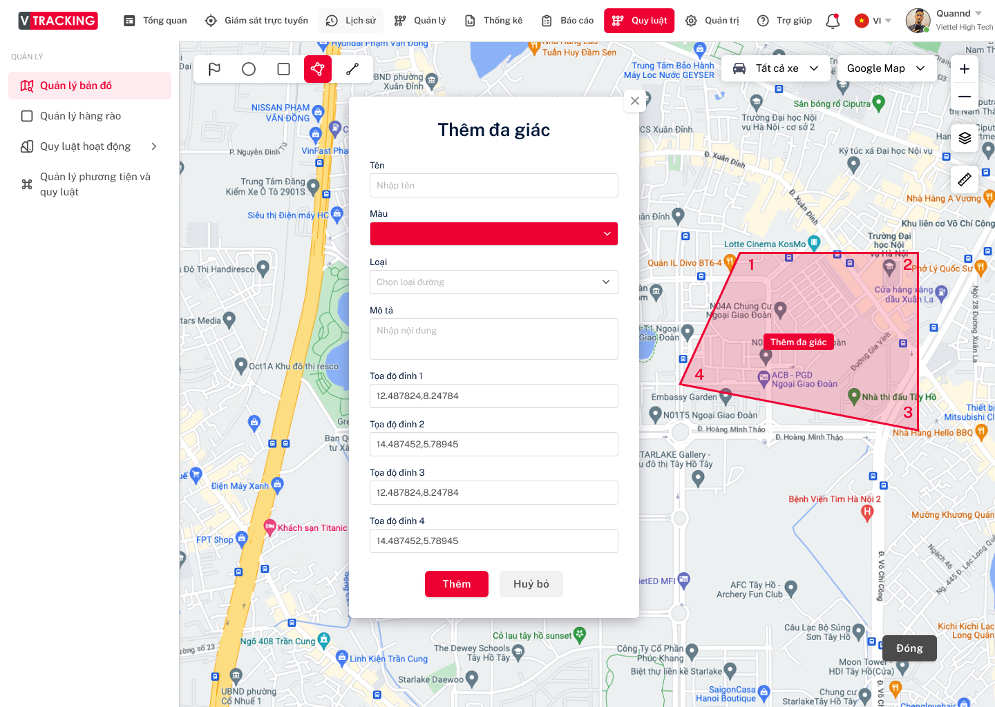 Hướng dẫn sử dụng VTracking Viettel - Hướng dẫn sử dụng