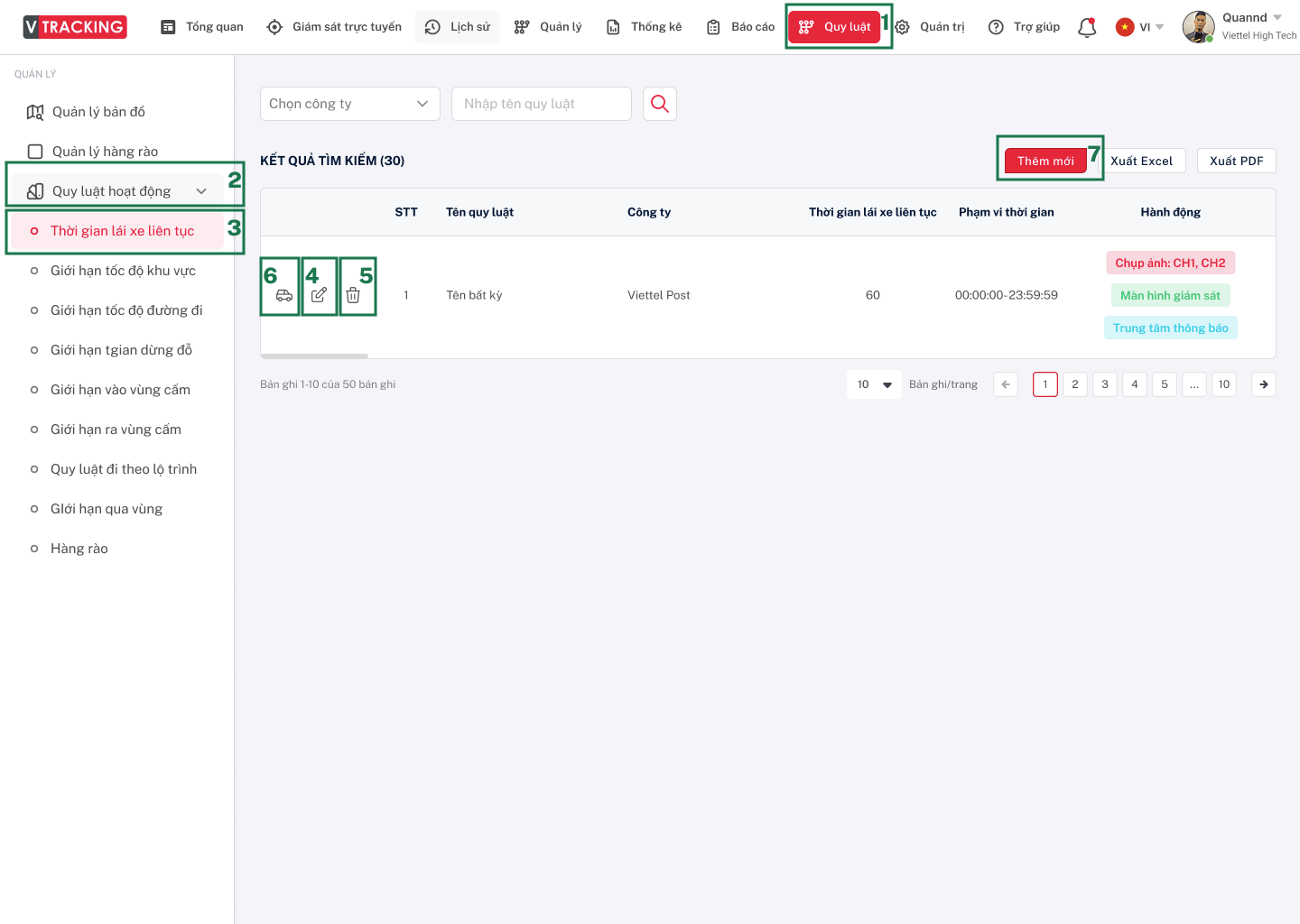 Hướng dẫn sử dụng VTracking Viettel - Hướng dẫn sử dụng