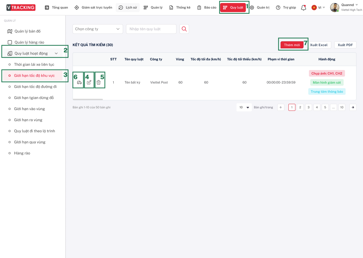 Hướng dẫn sử dụng VTracking Viettel - Hướng dẫn sử dụng