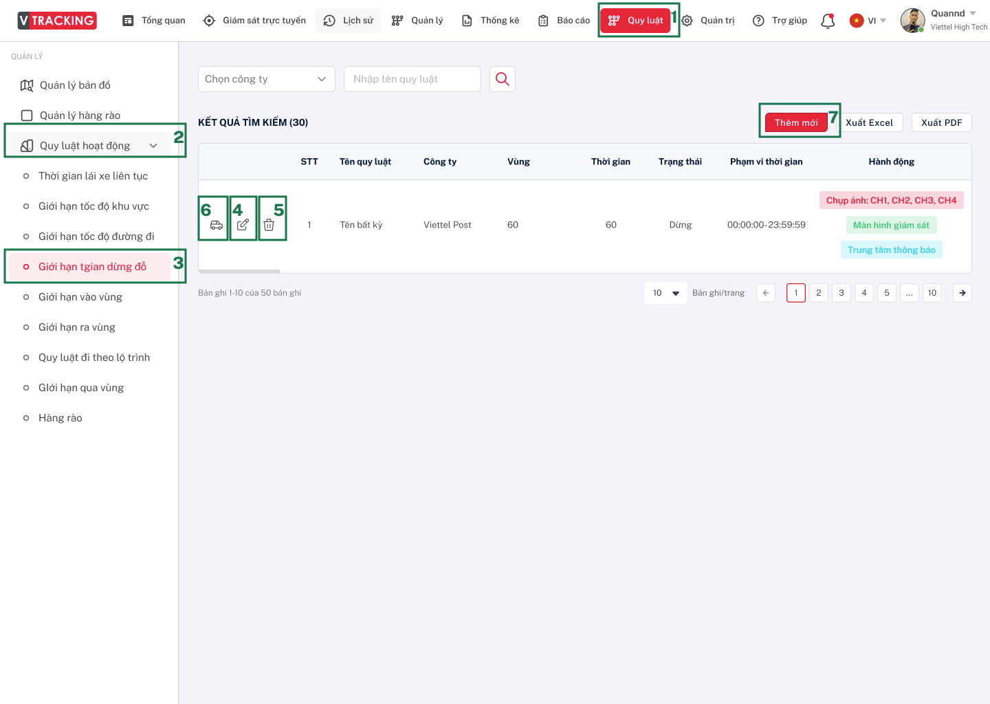Hướng dẫn sử dụng VTracking Viettel - Hướng dẫn sử dụng
