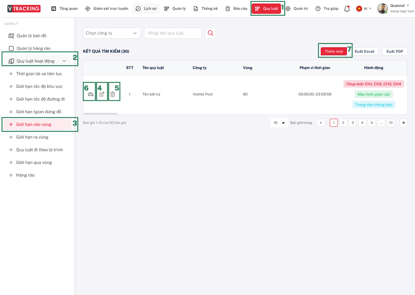 Hướng dẫn sử dụng VTracking Viettel - Hướng dẫn sử dụng