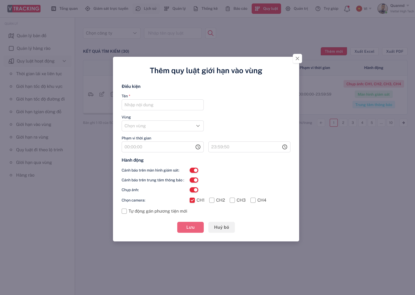 Hướng dẫn sử dụng VTracking Viettel - Hướng dẫn sử dụng