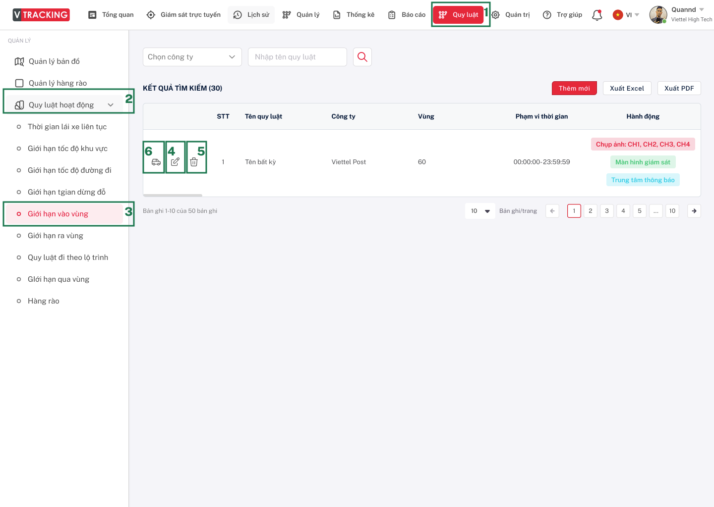 Hướng dẫn sử dụng VTracking Viettel - Hướng dẫn sử dụng