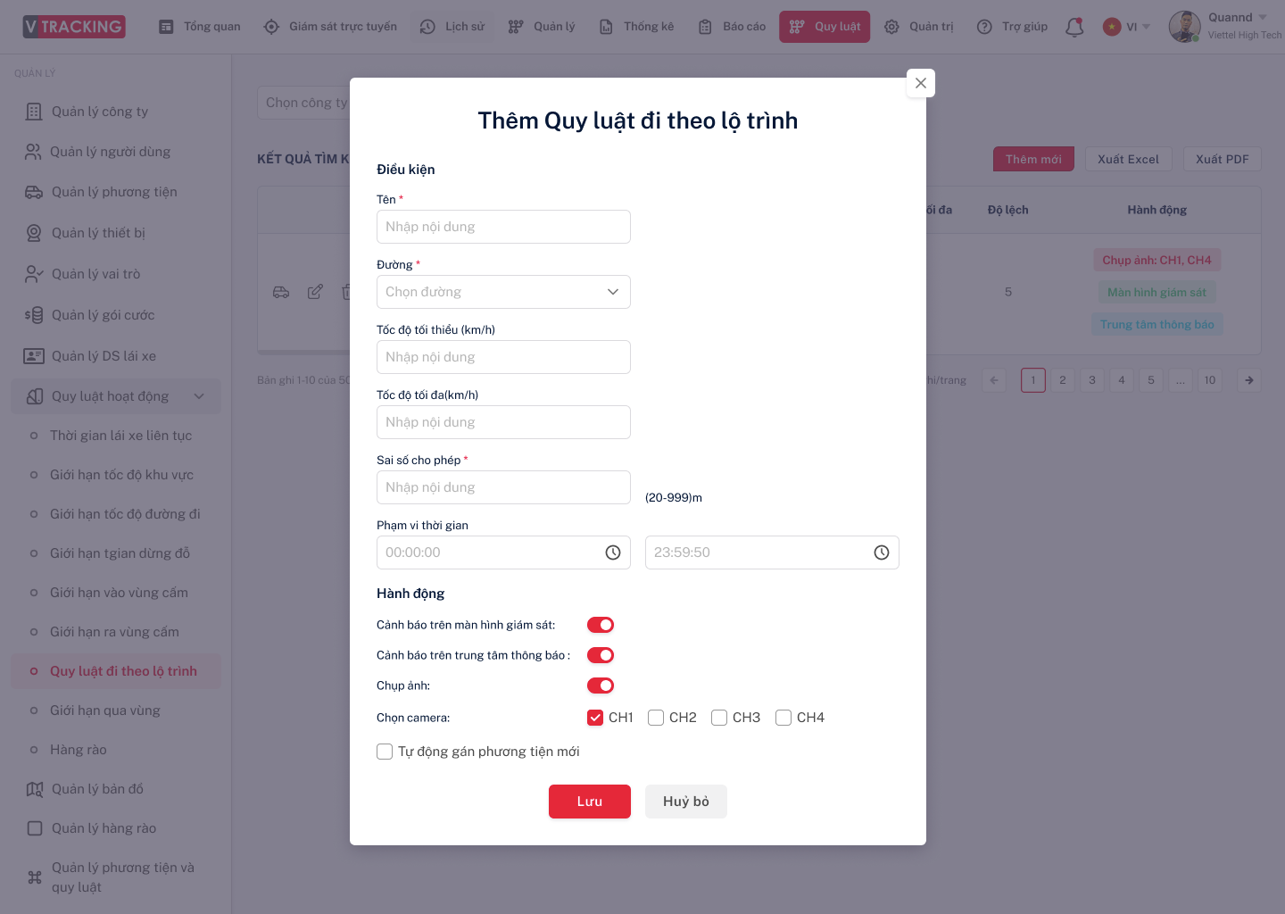Hướng dẫn sử dụng VTracking Viettel - Hướng dẫn sử dụng
