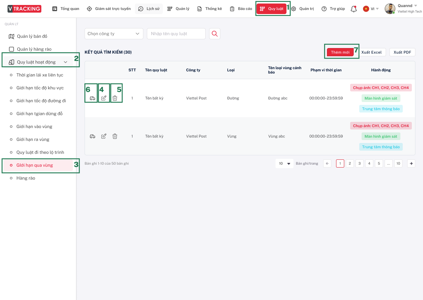 Hướng dẫn sử dụng VTracking Viettel - Hướng dẫn sử dụng