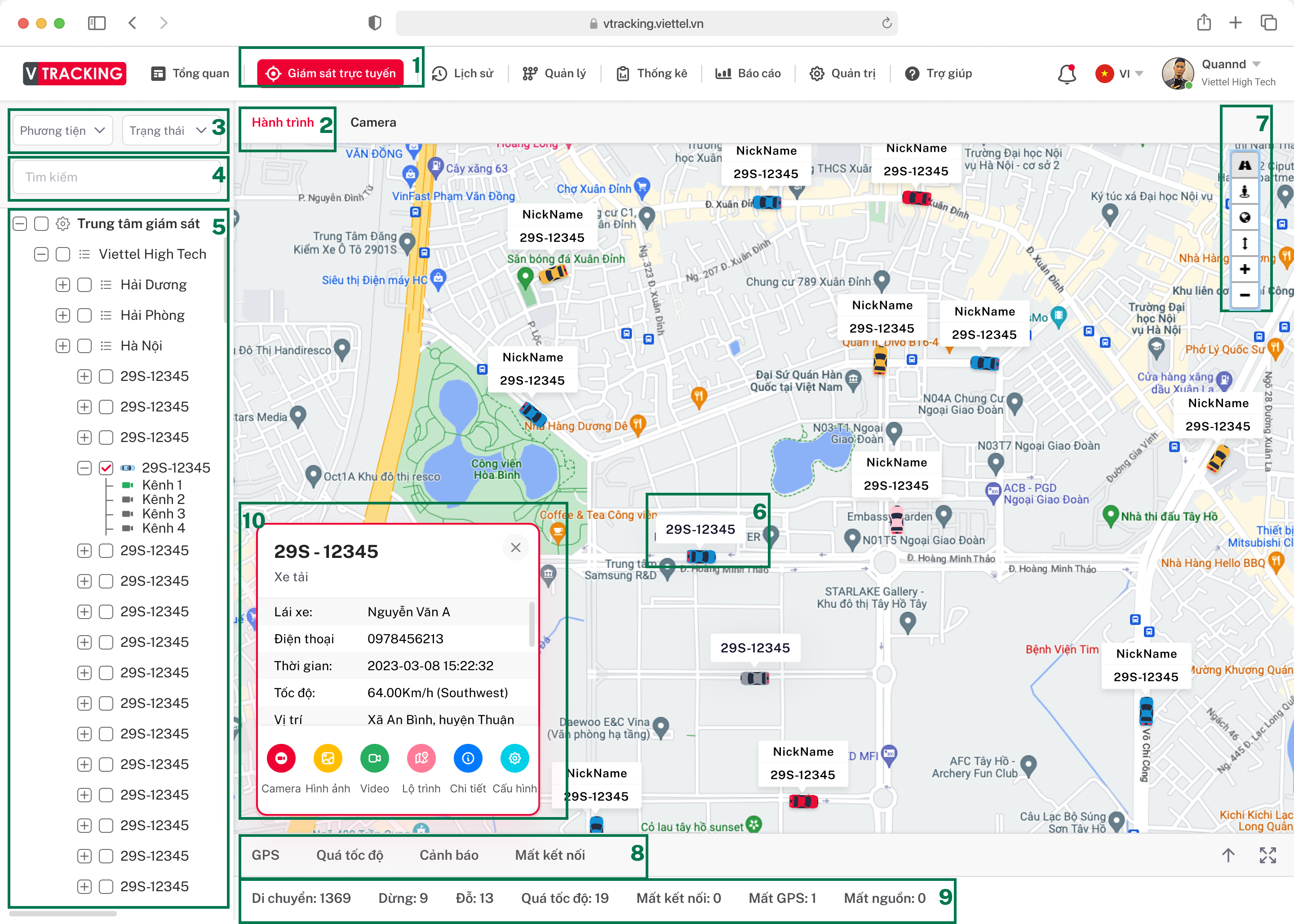 Hướng dẫn sử dụng VTracking Viettel - Hướng dẫn sử dụng