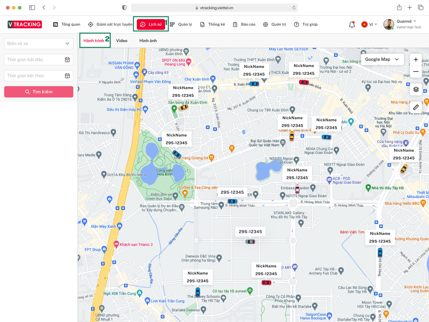 Hướng dẫn sử dụng VTracking Viettel - Hướng dẫn sử dụng
