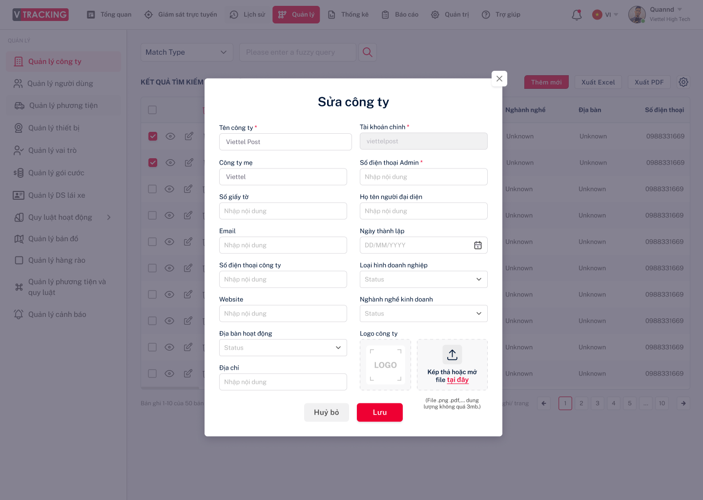 Hướng dẫn sử dụng VTracking Viettel - Hướng dẫn sử dụng