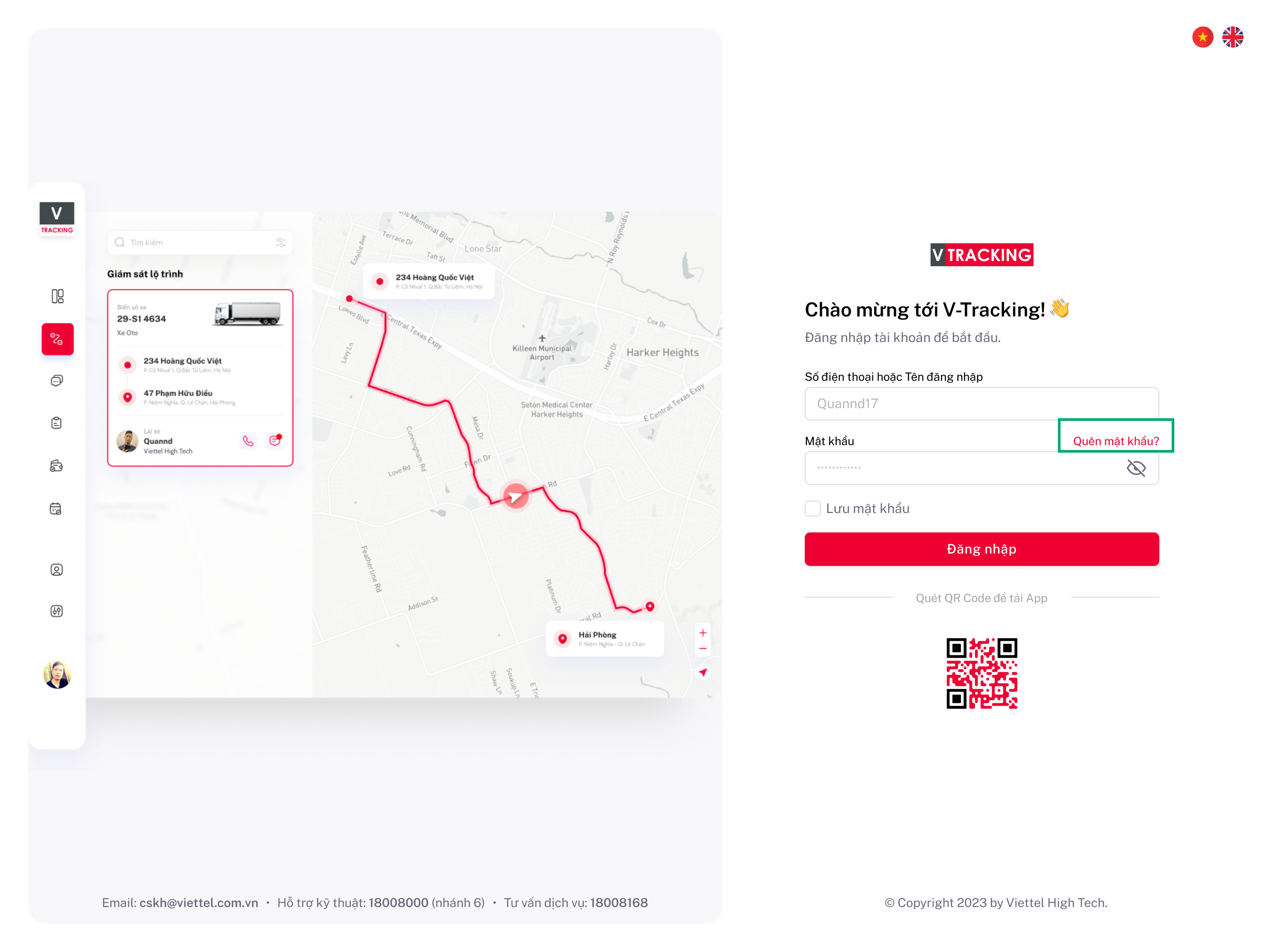 Hướng dẫn sử dụng VTracking Viettel - Hướng dẫn sử dụng