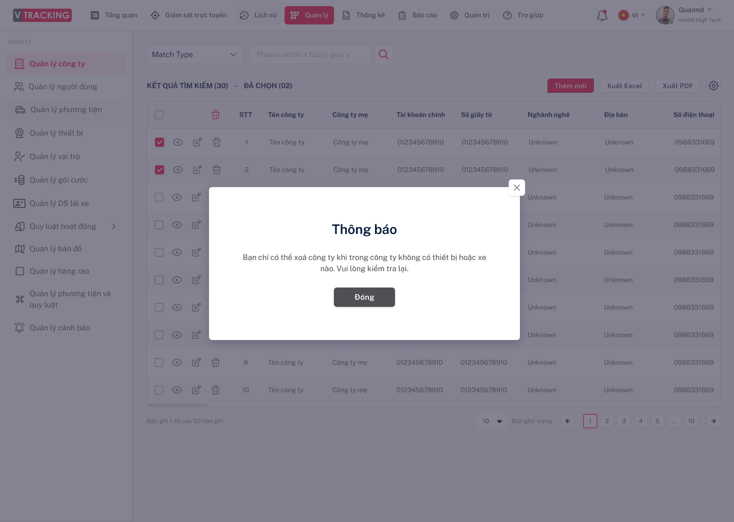 Hướng dẫn sử dụng VTracking Viettel - Hướng dẫn sử dụng