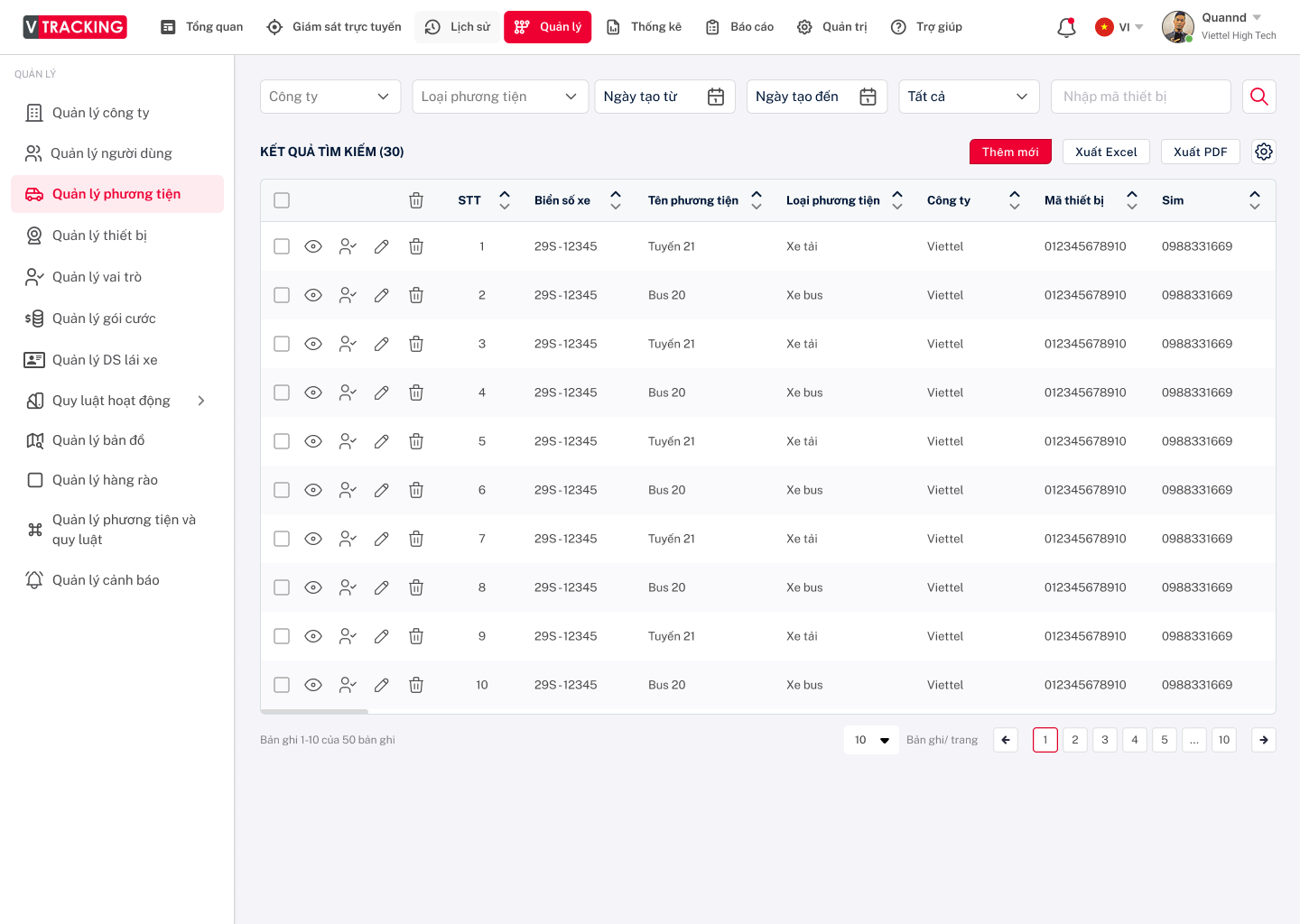 Hướng dẫn sử dụng VTracking Viettel - Hướng dẫn sử dụng