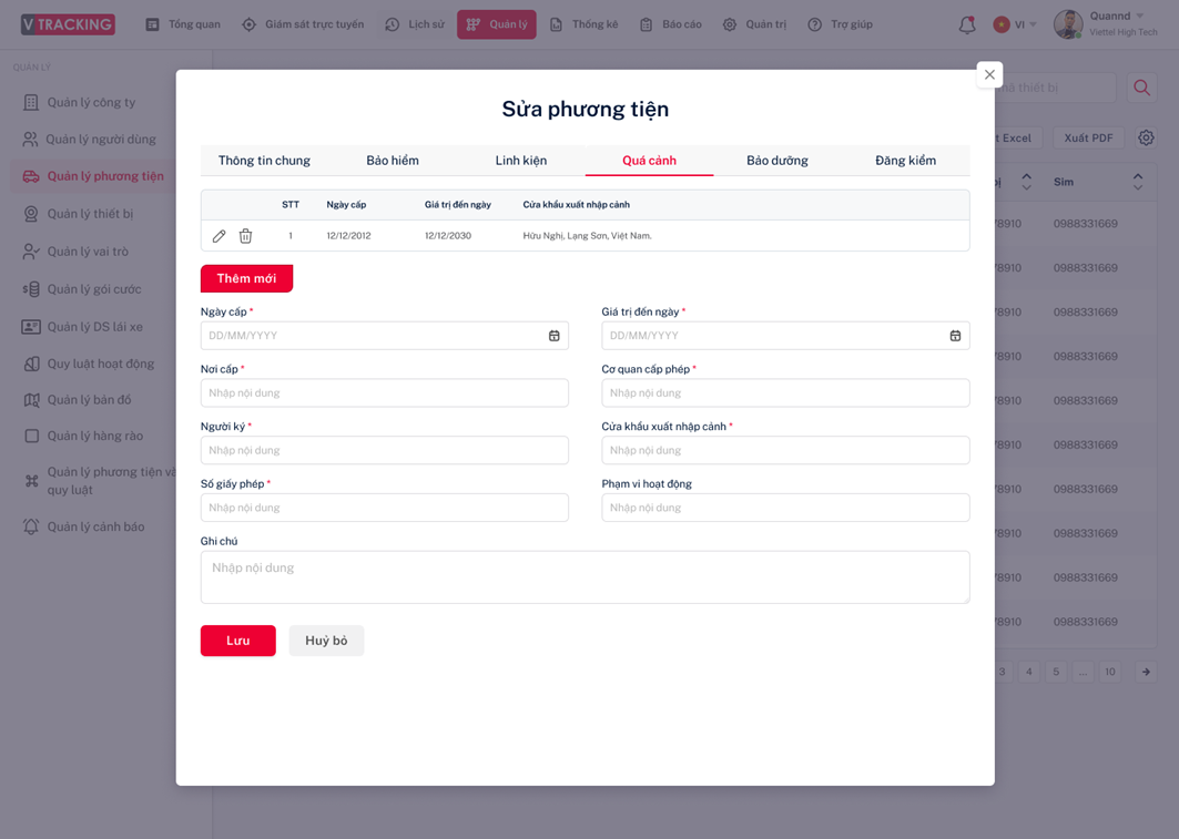 Hướng dẫn sử dụng VTracking Viettel - Hướng dẫn sử dụng