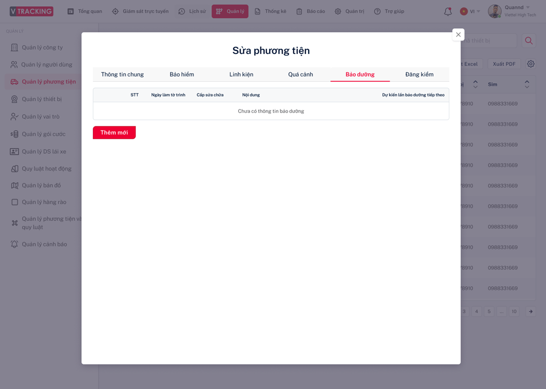 Hướng dẫn sử dụng VTracking Viettel - Hướng dẫn sử dụng