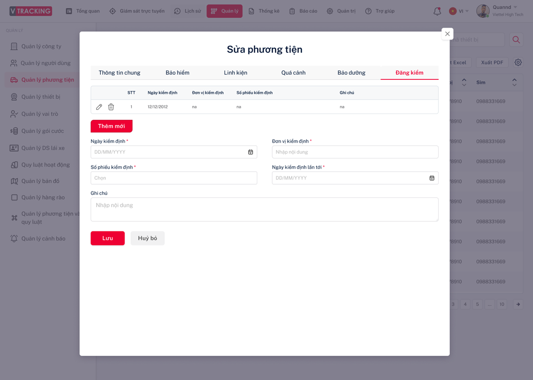Hướng dẫn sử dụng VTracking Viettel - Hướng dẫn sử dụng