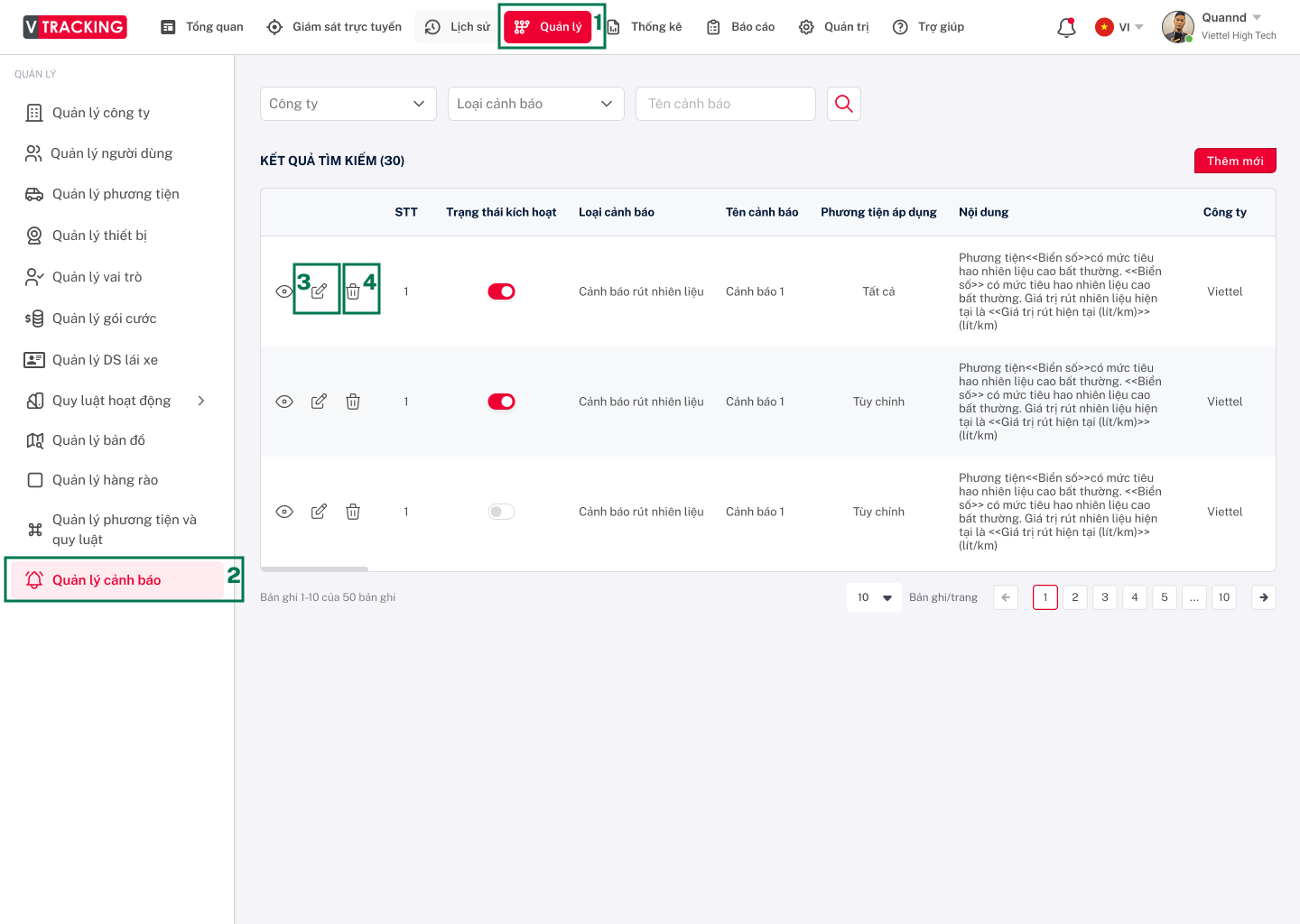 Hướng dẫn sử dụng VTracking Viettel - Hướng dẫn sử dụng