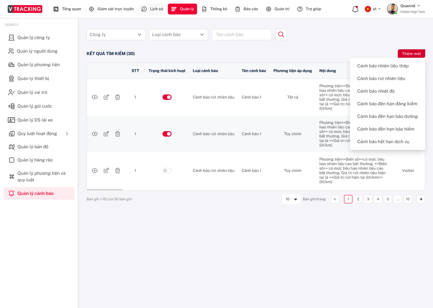 Hướng dẫn sử dụng VTracking Viettel - Hướng dẫn sử dụng